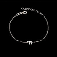 Chai 'Life' Bracelet in Silver with CZ by Penny Levi