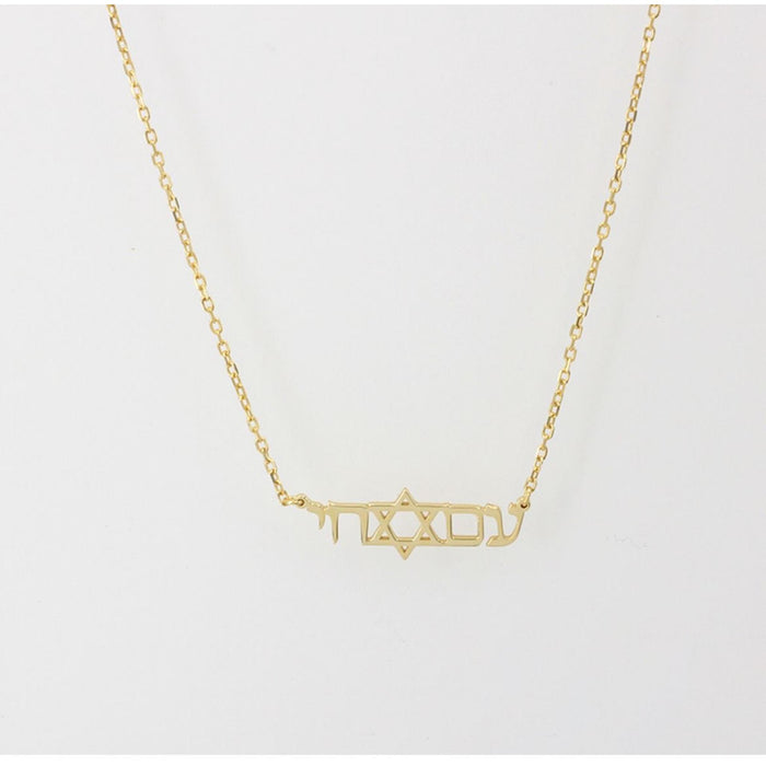 Am Yisrael Chai Necklace by Penny Levi