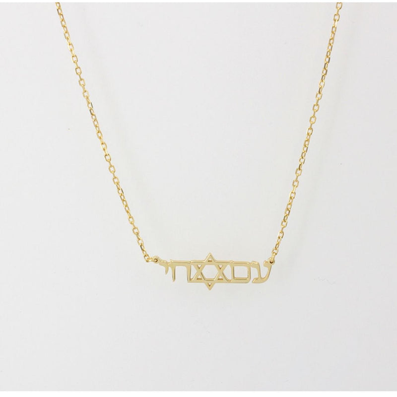 Am Yisrael Chai Necklace by Penny Levi