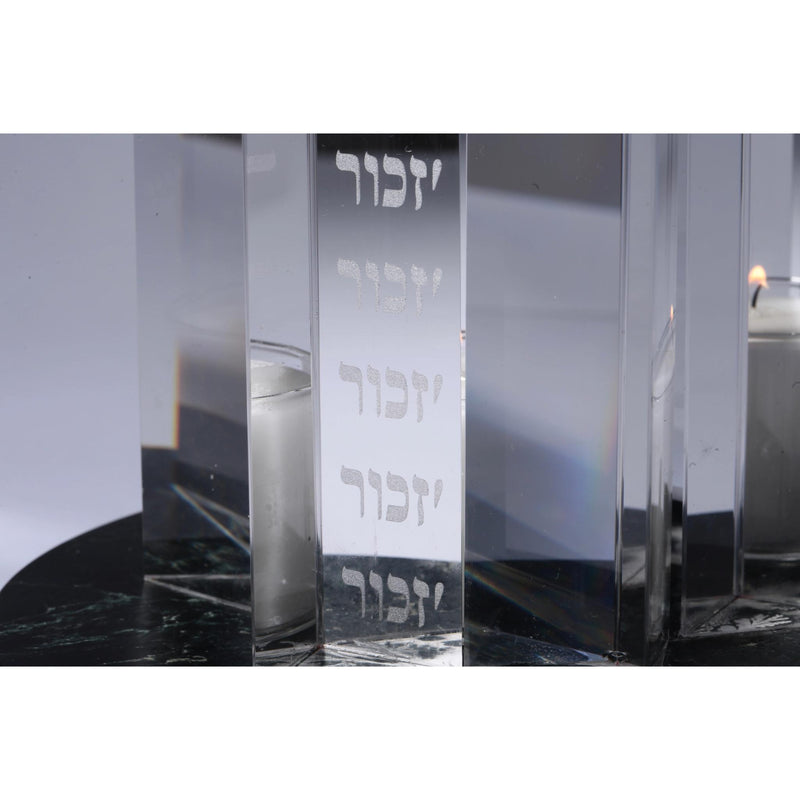 Large Prism Yahrzeit Memorial Candle By Michael Feldman
