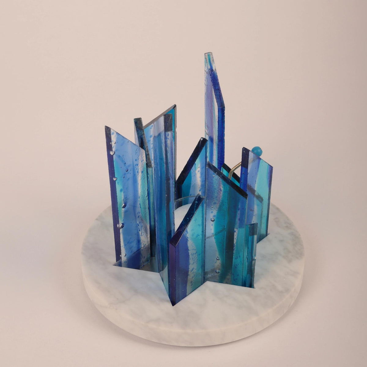 'Glass Shards' Yahrzeit Memorial Candle By Michael Feldman