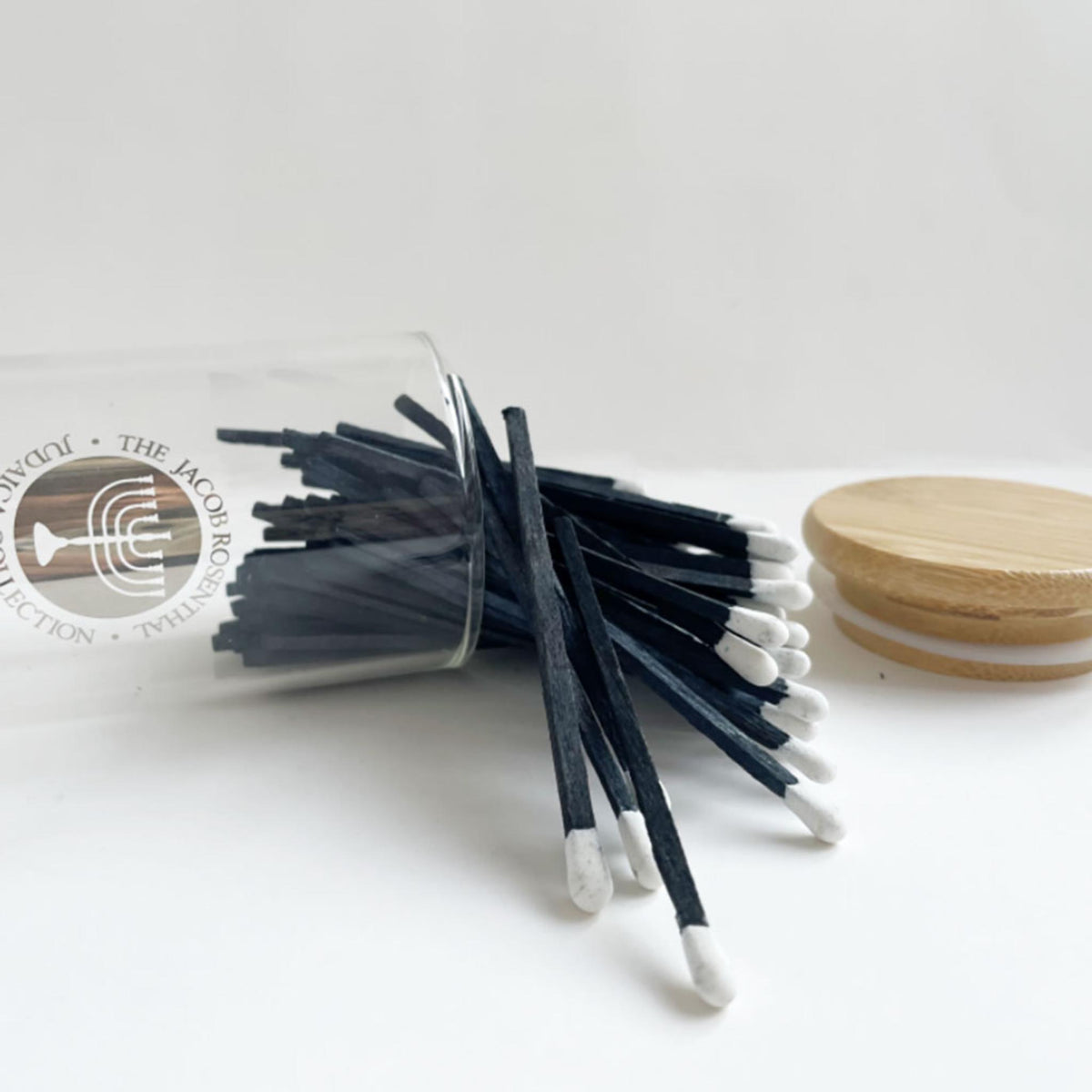 Chanukah Long Matches in Glass Gift Box