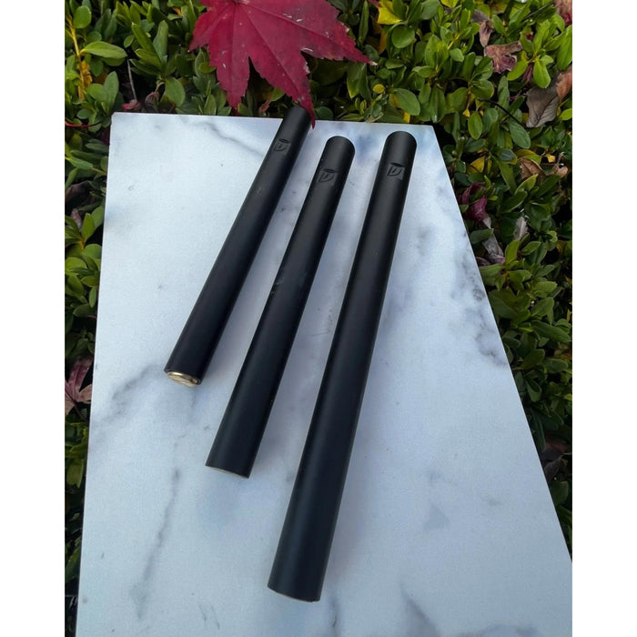 Solid Design Mezuzah in Black
