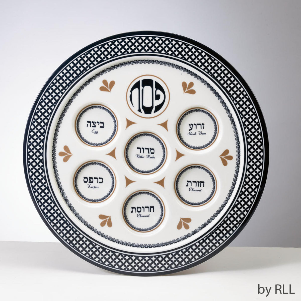 "Seder Traditions" Melamine Seder Plate