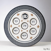 "Seder Traditions" Melamine Seder Plate