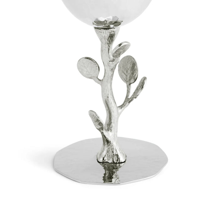 Botanical Leaf Kiddush Cup - Silver by Michael Aram