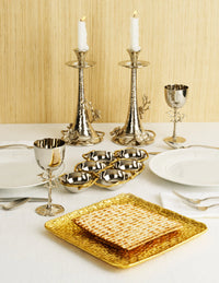 Palm Matzah Plate by Michael Aram