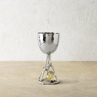 Pomegranate Silver and Gold Kiddush Cup by Michael Aram