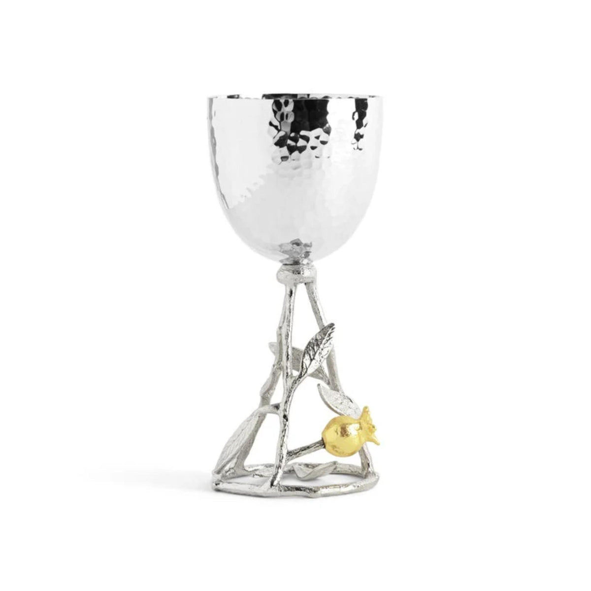 Pomegranate Silver and Gold Kiddush Cup by Michael Aram