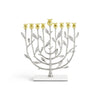 Pomegranate Chanukiah/Menorah Silver and Gold by Michael Aram