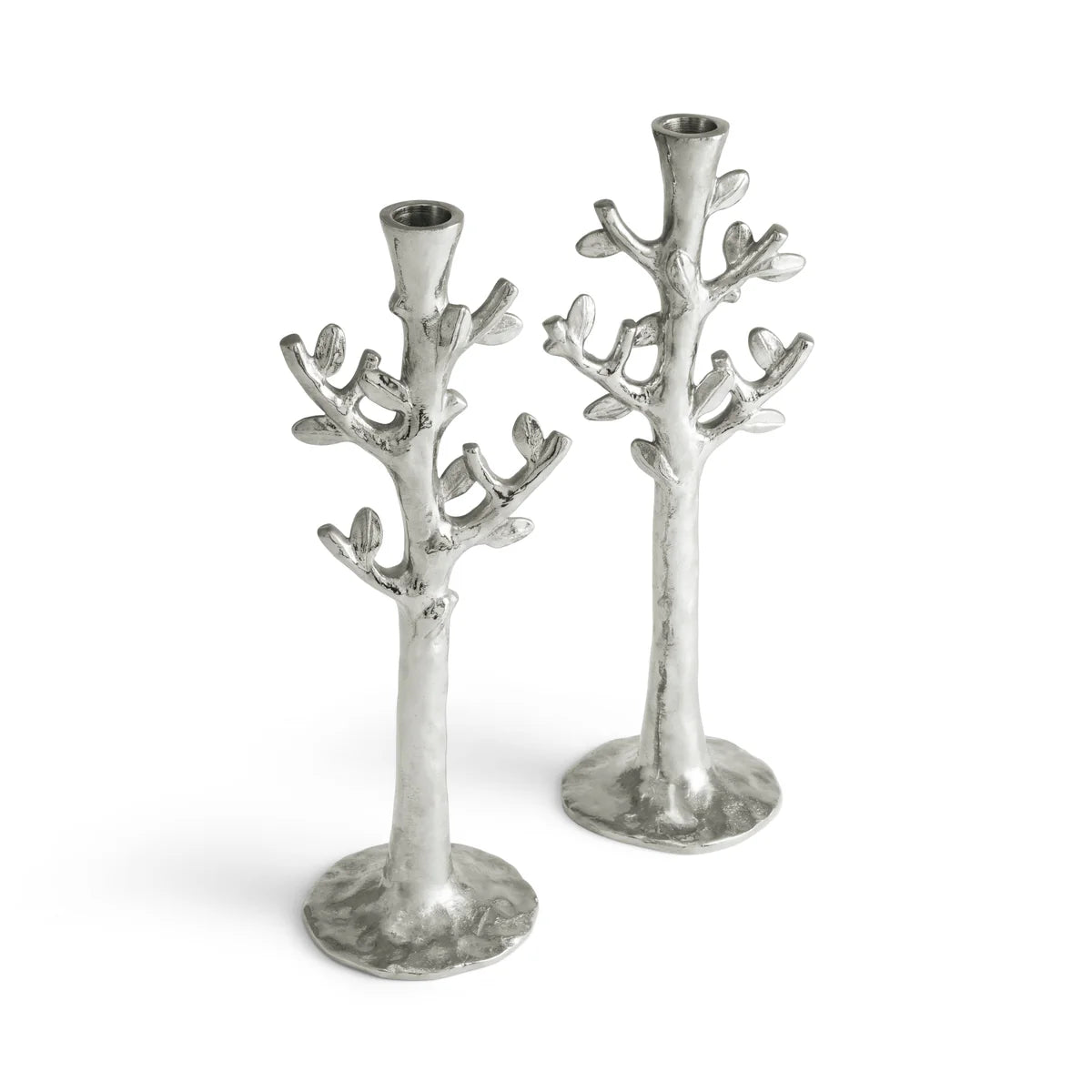 Tree of Life Shabbat Candlesticks by Michael Aram