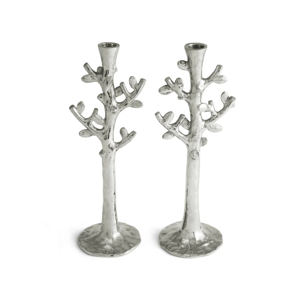 Tree of Life Shabbat Candlesticks by Michael Aram