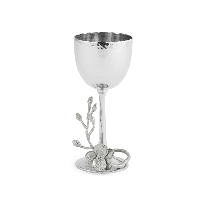 Orchid - White Shabbat Kiddush Cup by Michael Aram