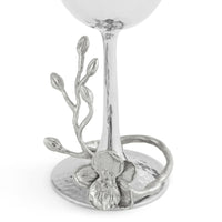 Orchid - White Shabbat Kiddush Cup by Michael Aram