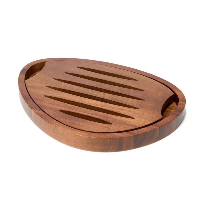 Breaking Bread Challah Board in Acacia wood by Tom Papa for Nambe