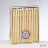 Biodegradable, Hypo-Allergenic, Chanukah Candles - 'Natural' Hand-dipped Beeswax set of 45