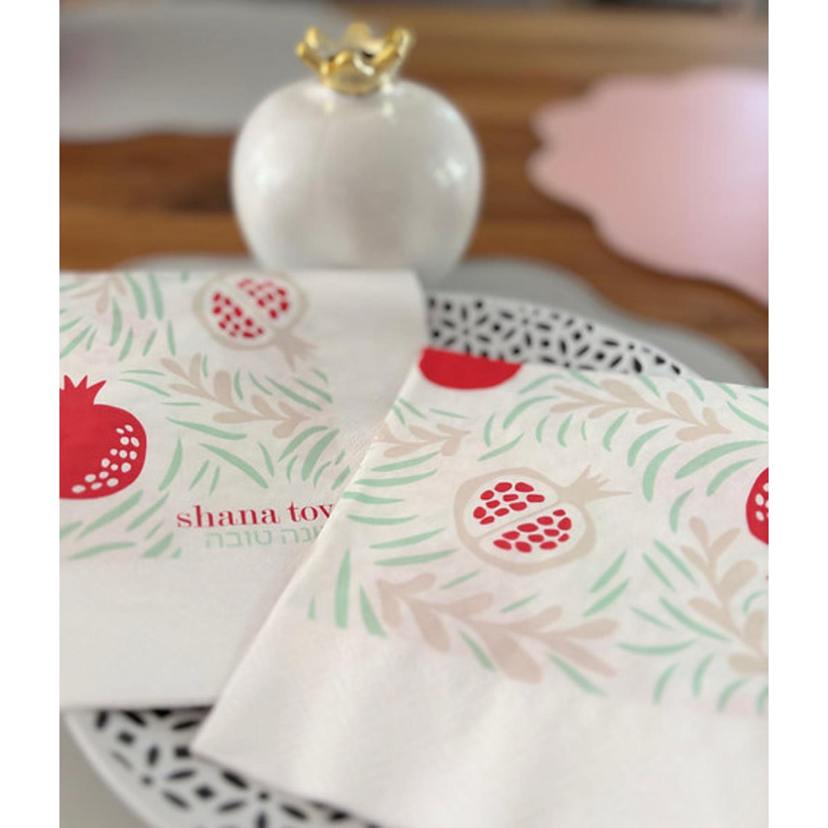 Shana Tova Pomegranate Napkins