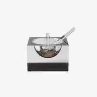 Acrylic Honey & Salt Dish in Smoke by Apeloig