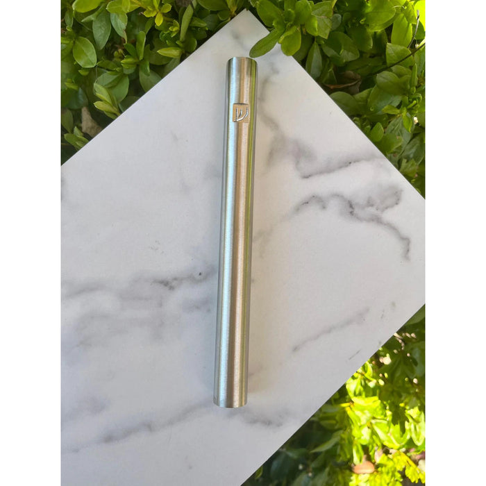 Solid Design Mezuzah in Nickel Brass