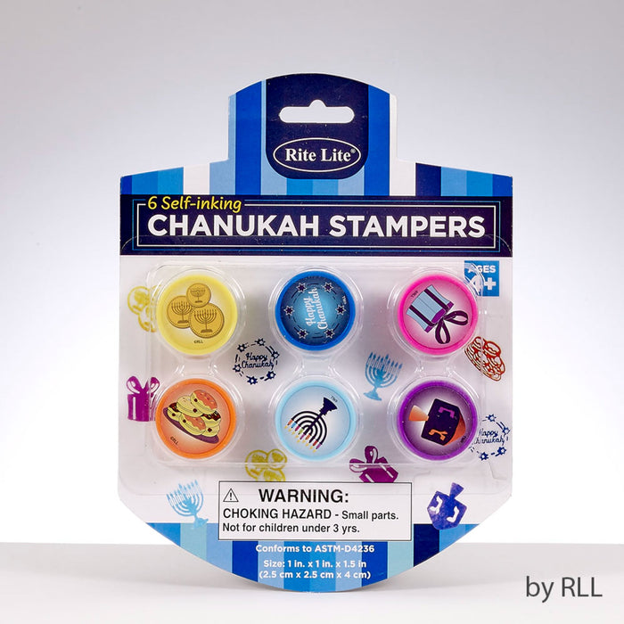 Set of 6 Chanukah Stampers