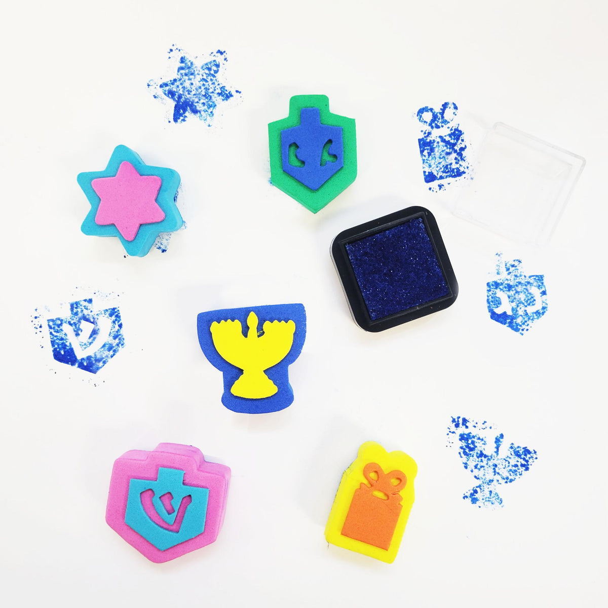 6 Chanukah Stamp Set