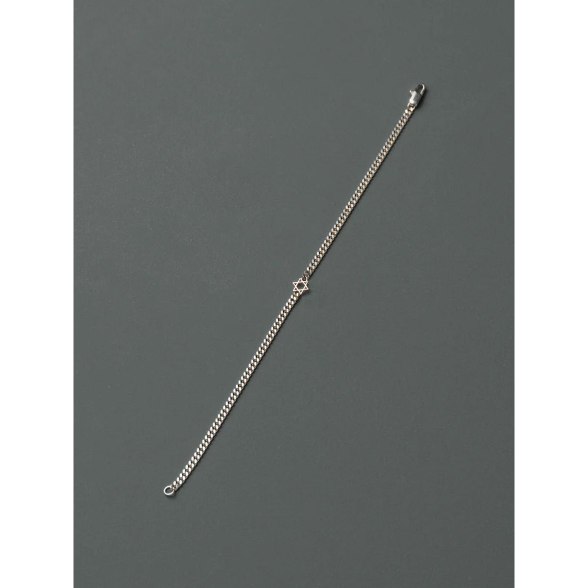 Men's Shelev Bracelet in recycled Sterling Silver 925 - Star Of David Edition by Oriya