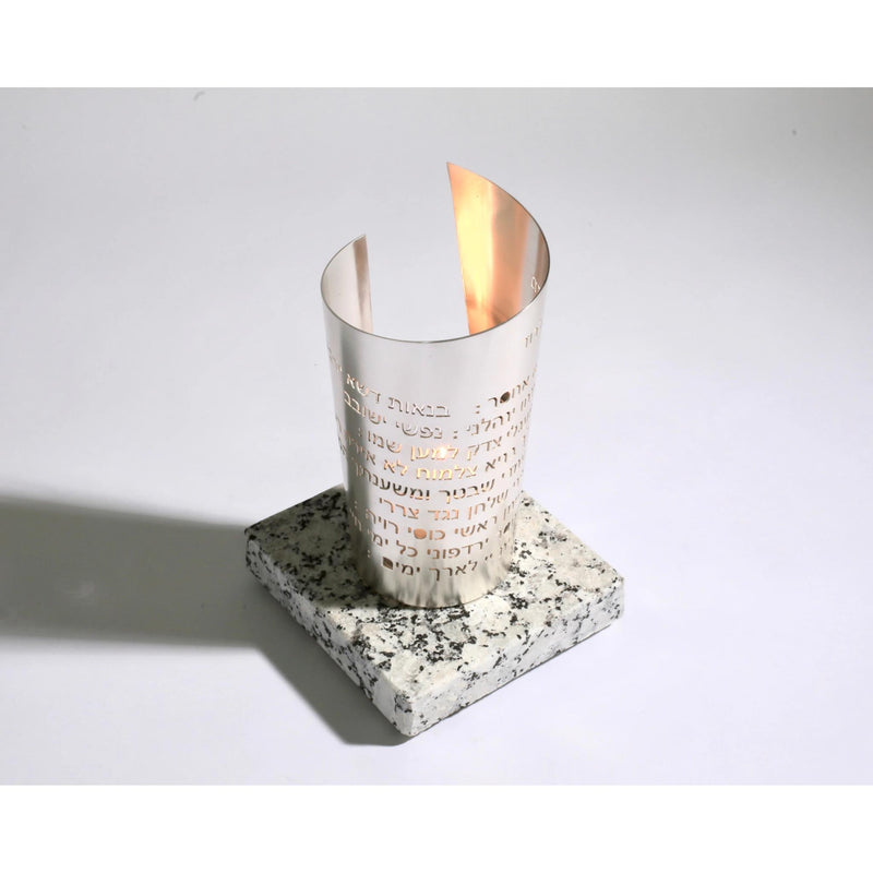 Conical Yahrzeit Memorial Candle By Michael Feldman