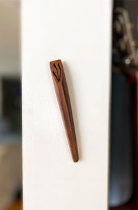 Walnut Ember Mezuzah By Windthrow