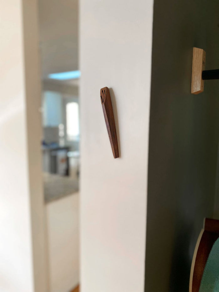 Walnut Ember Mezuzah By Windthrow