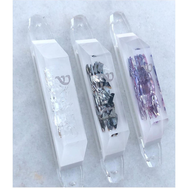 Broken Chuppah Glass Wedding Mezuzah