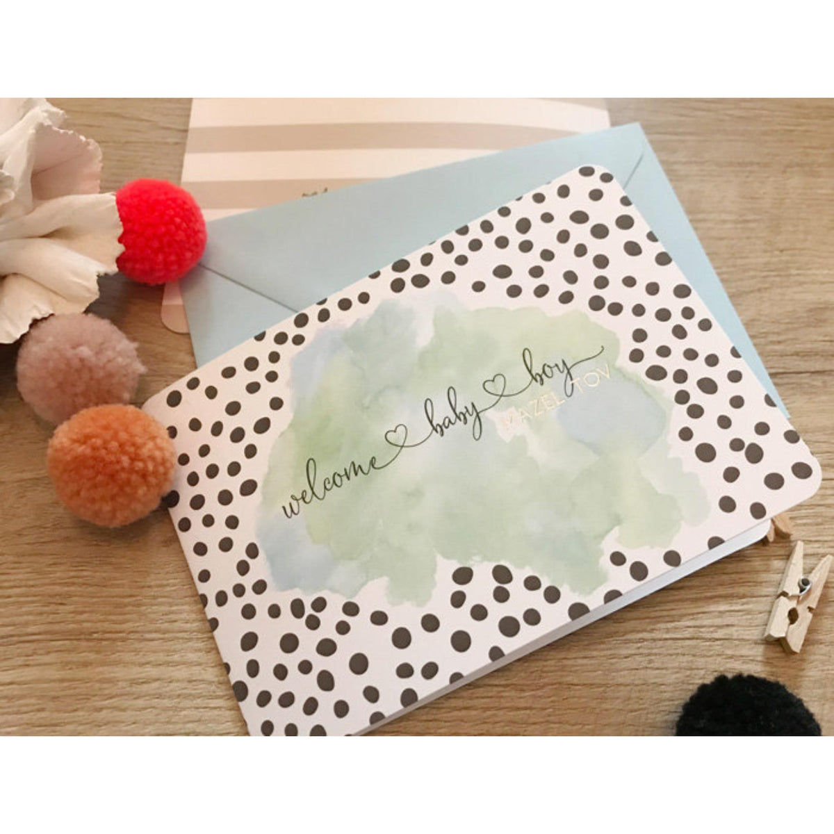Welcome Baby Boy Card
