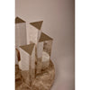 Star of David Contemporary Prism Yahrzeit Memorial Candle By Michael Feldman