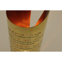 'Brass Flame' Yahrzeit Memorial Candle By Michael Feldman