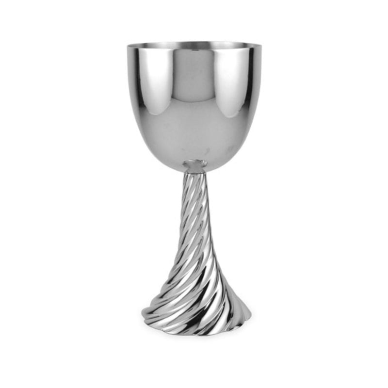 Twist Kiddush Cup - Silver by Michael Aram