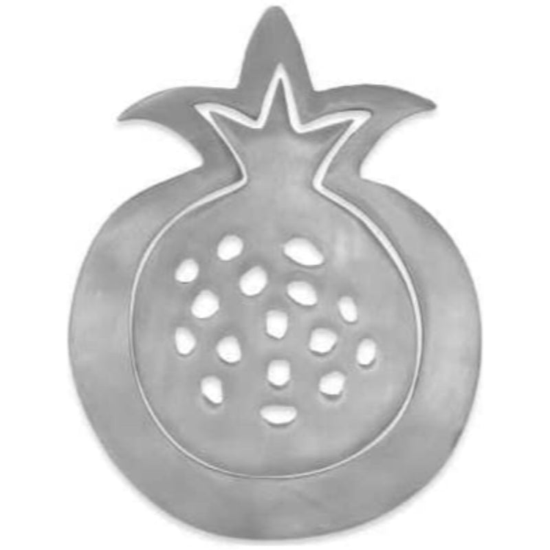 Two-Piece Pomegranate SilverAluminium Trivet by Yair Emanuel
