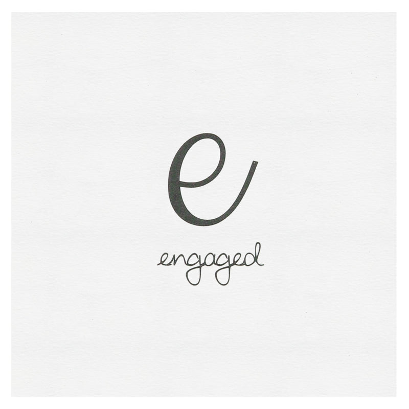 E for Engaged Card