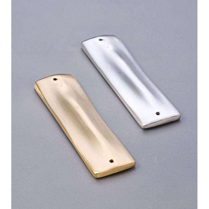 Aluminium/Brass Contemporary Mezuzah - Medium by Anat Basanta