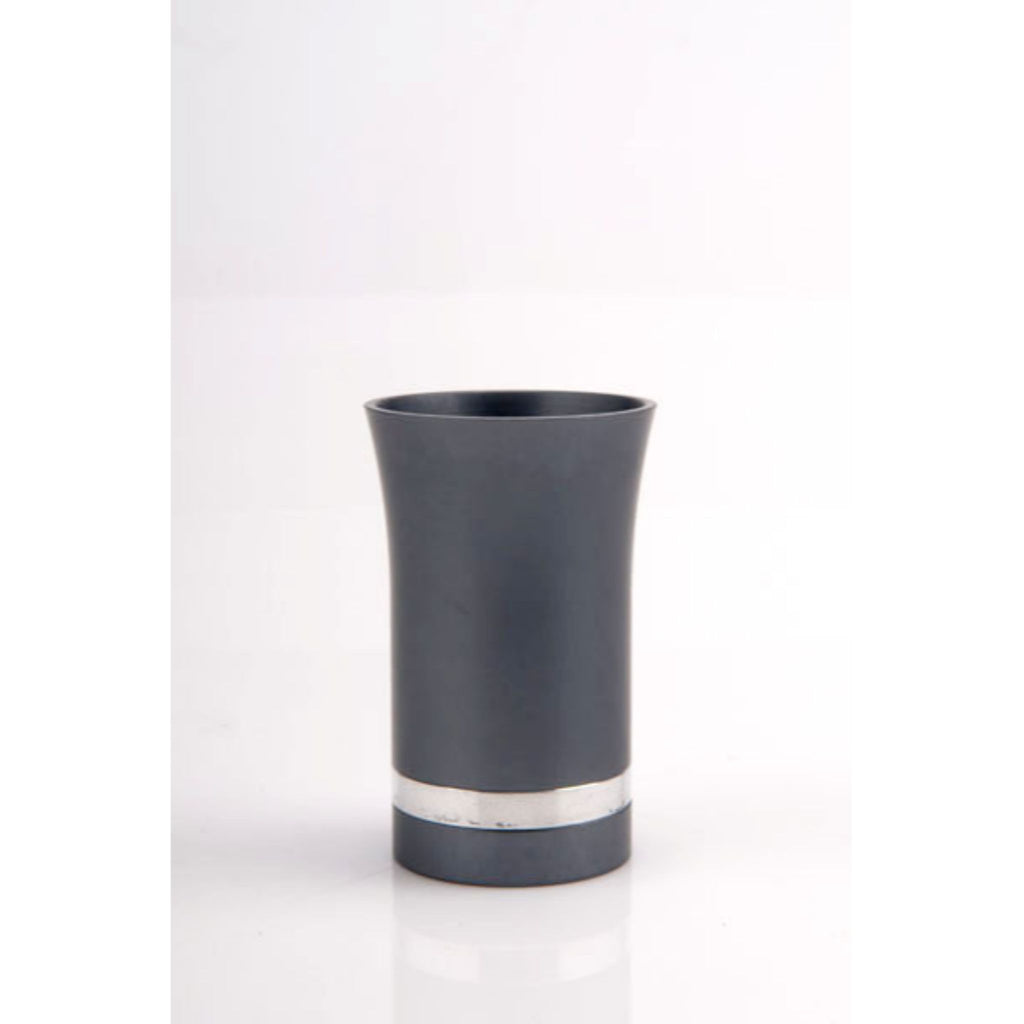 Small Kiddush Cup in Dark Grey Cup by Agayof