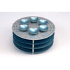 Three Tier Seder Plate in Blues by Agayof