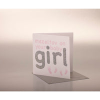 Mazeltov on Your Baby Girl Card