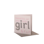 Mazeltov on Your Baby Girl Card