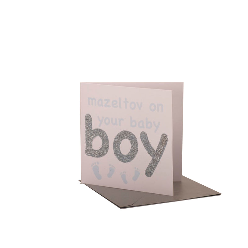 Mazeltov on Your Baby Boy Card