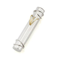 Silver Mezuzah with Shin