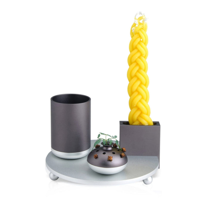 Havdalah Set in Grey by Dabbah