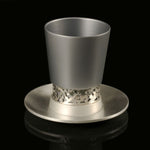 Kiddush Cup and Plate by Lev Schneiderman