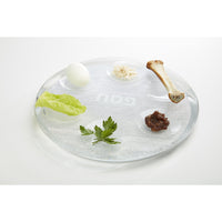 Acrylic Seder Plate in Silver by Apeloig Colletion