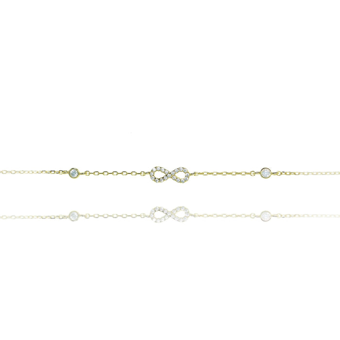 Infinity Gold Chain Bracelet by Penny Levi