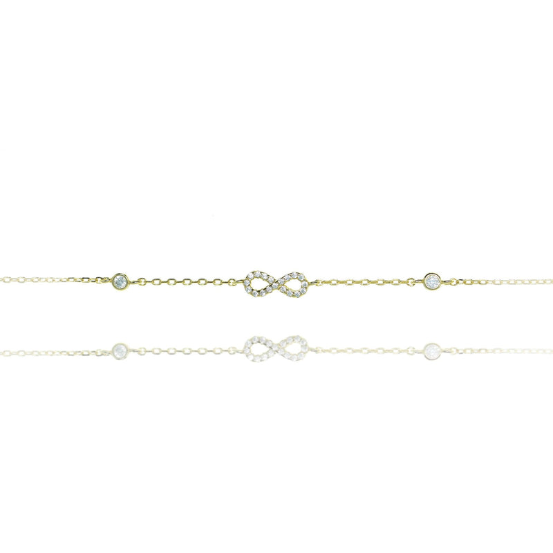 Infinity Gold Chain Bracelet by Penny Levi