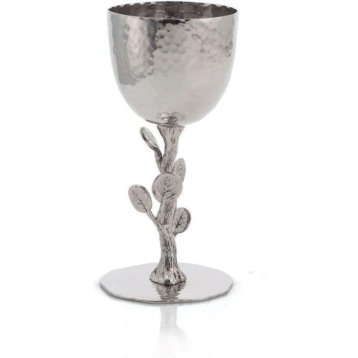 Botanical Leaf Kiddush Cup - Silver by Michael Aram