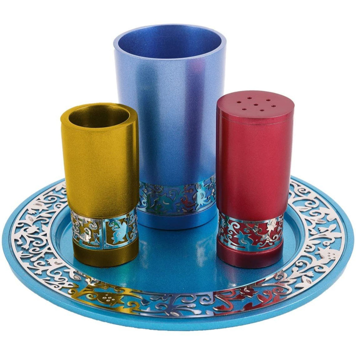 Circle Havdalah Set in Multi Colour by Yair Emanuel